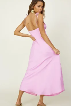Beneath The Stars Midi Dress Purple