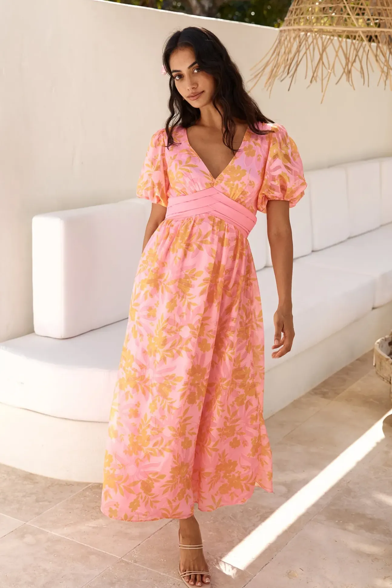 Best Wishes Maxi Dress Pink