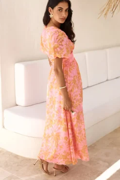 Best Wishes Maxi Dress Pink