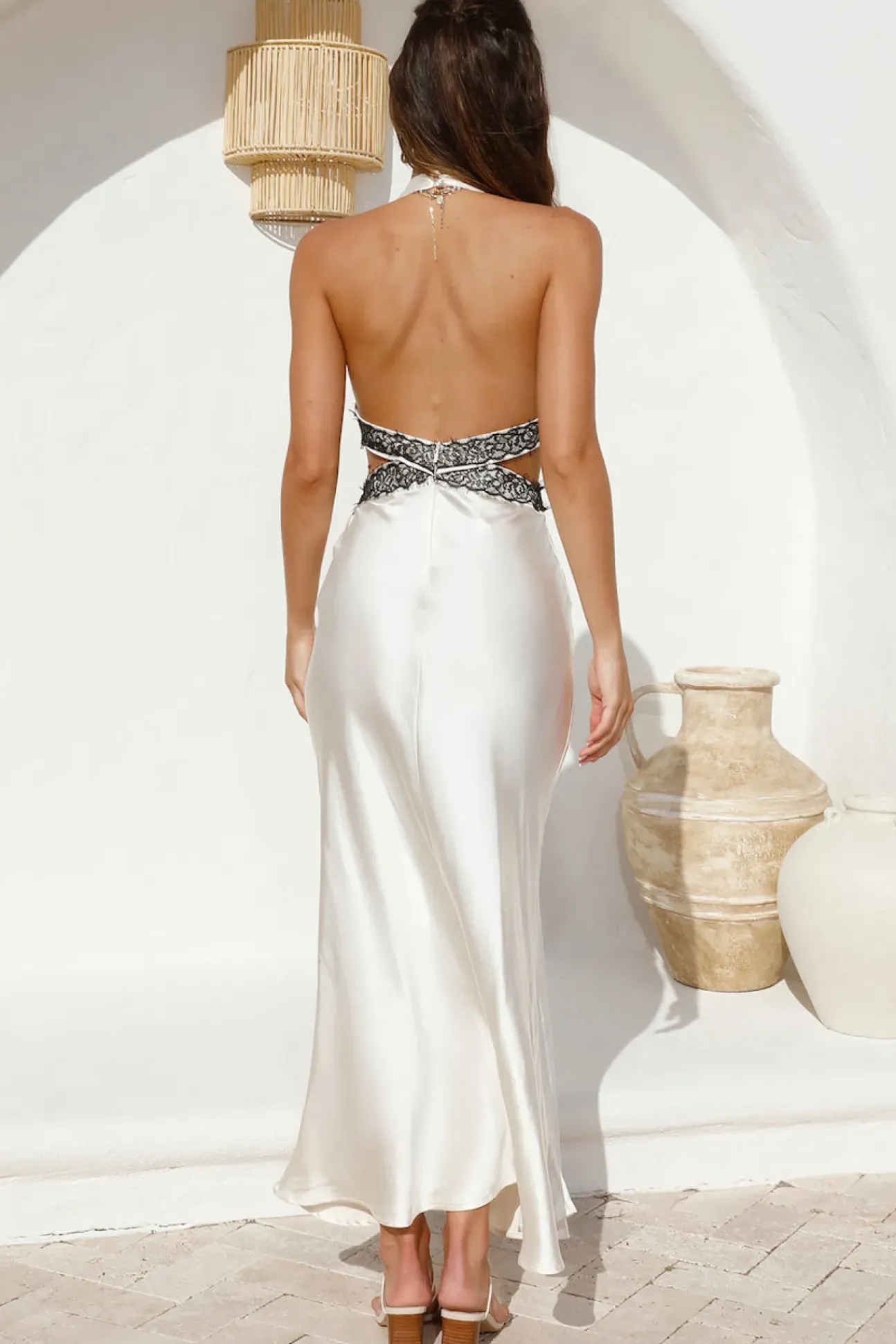 Between Us Maxi Dress Oyster