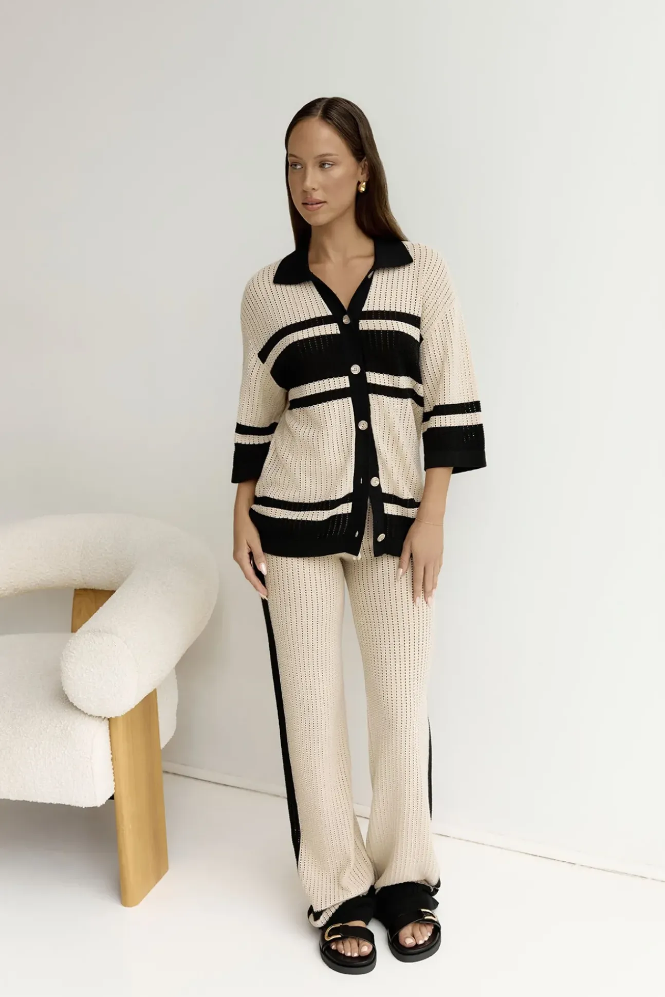 Bianki Pants Sand Black