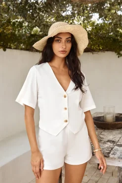 Big City Shorts White