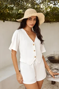 Big City Top White