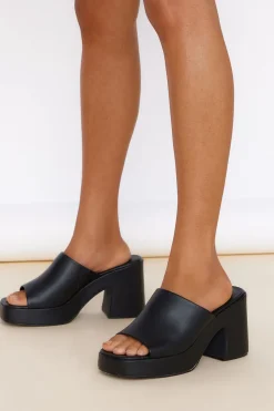BILLINI Leslie Chunky Platform Mule Black