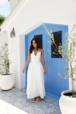 Birdie Blossom Maxi Dress White