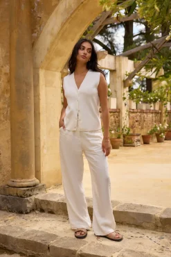 Blair Vest Top White