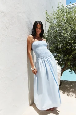 Blessed Destiny Maxi Dress Blue
