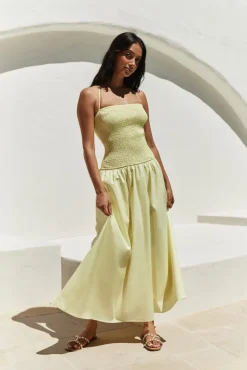 Blessed Destiny Maxi Dress Yellow