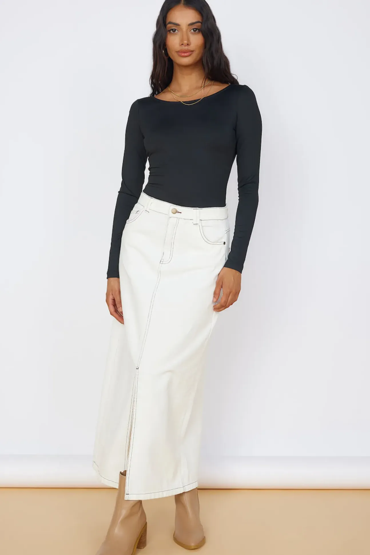 Blooming Beauty Bodysuit Black