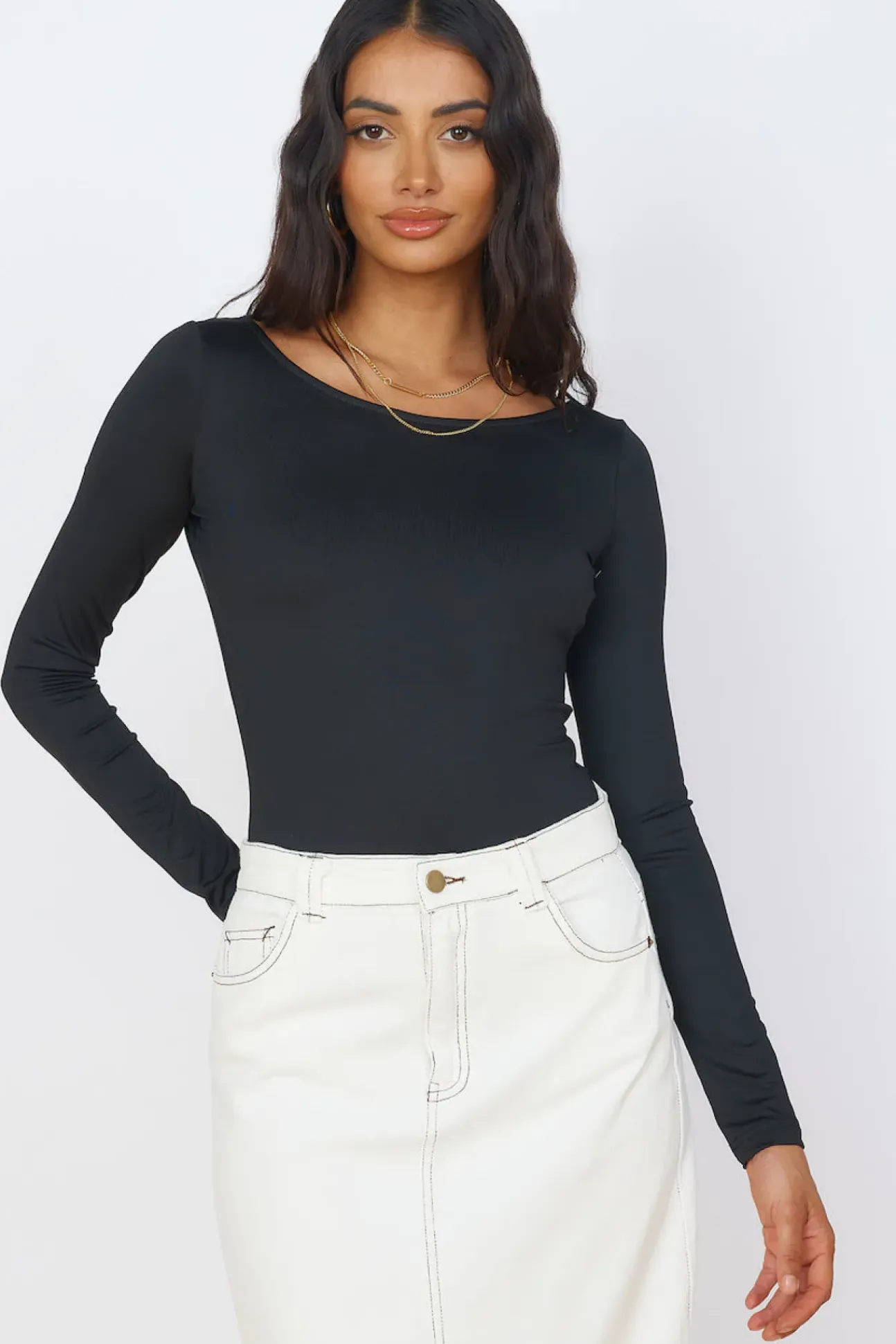 Blooming Beauty Bodysuit Black
