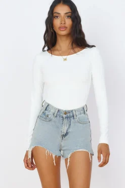 Blooming Beauty Bodysuit White