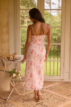 Blossom Bliss Maxi Dress in Pink