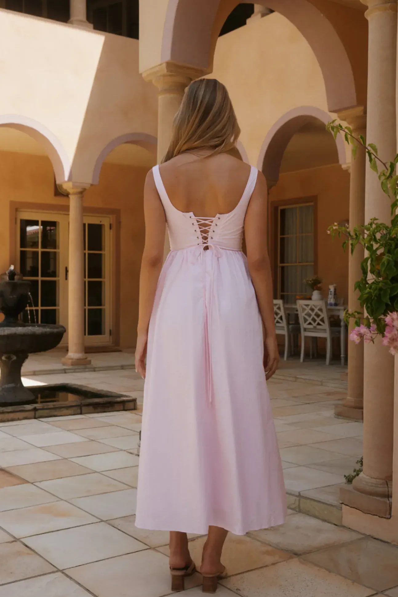 Blossom Blooming Maxi Dress Pink