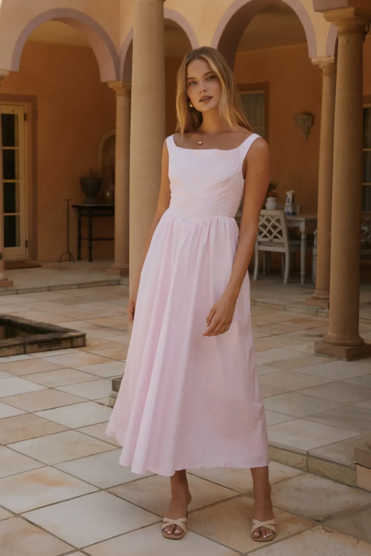 Blossom Blooming Maxi Dress Pink