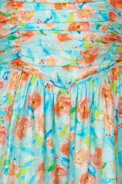 Blossom Season Romper Blue