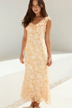 Botanica Maxi Dress Orange