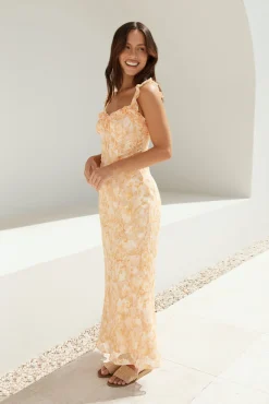 Botanica Maxi Dress Orange