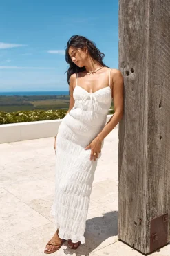 Boutique Hotel Maxi Dress White