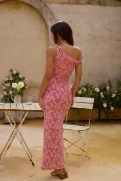 Breeze of Pink Maxi Dress Pink