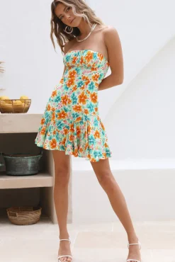 Breezy Mornings Dress Green