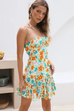 Breezy Mornings Dress Green