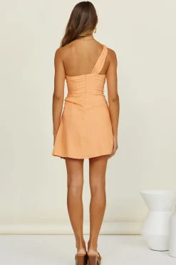 Bright Favours Dress Orange