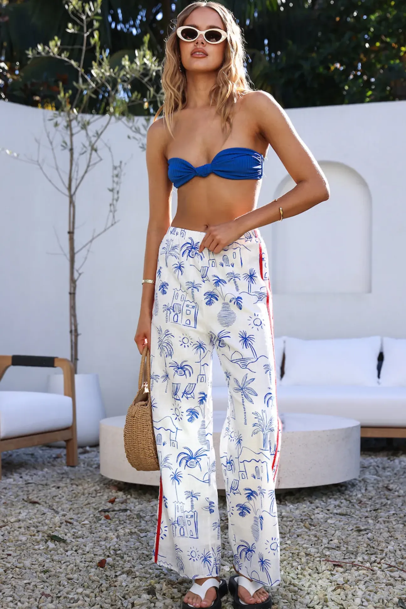 Brilliantly Blissful Pants Blue