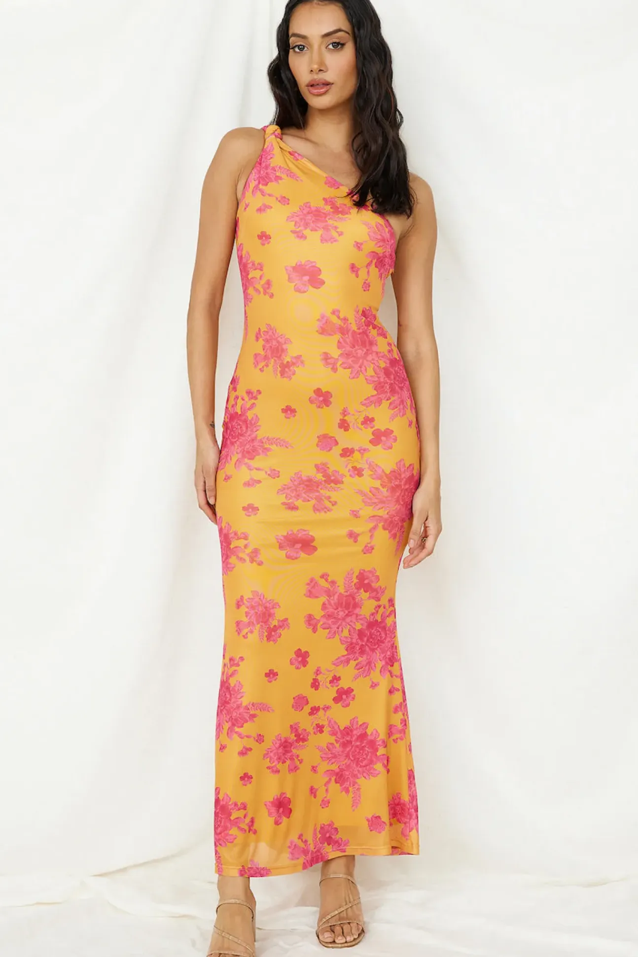 Burning Wishes Maxi Dress Orange