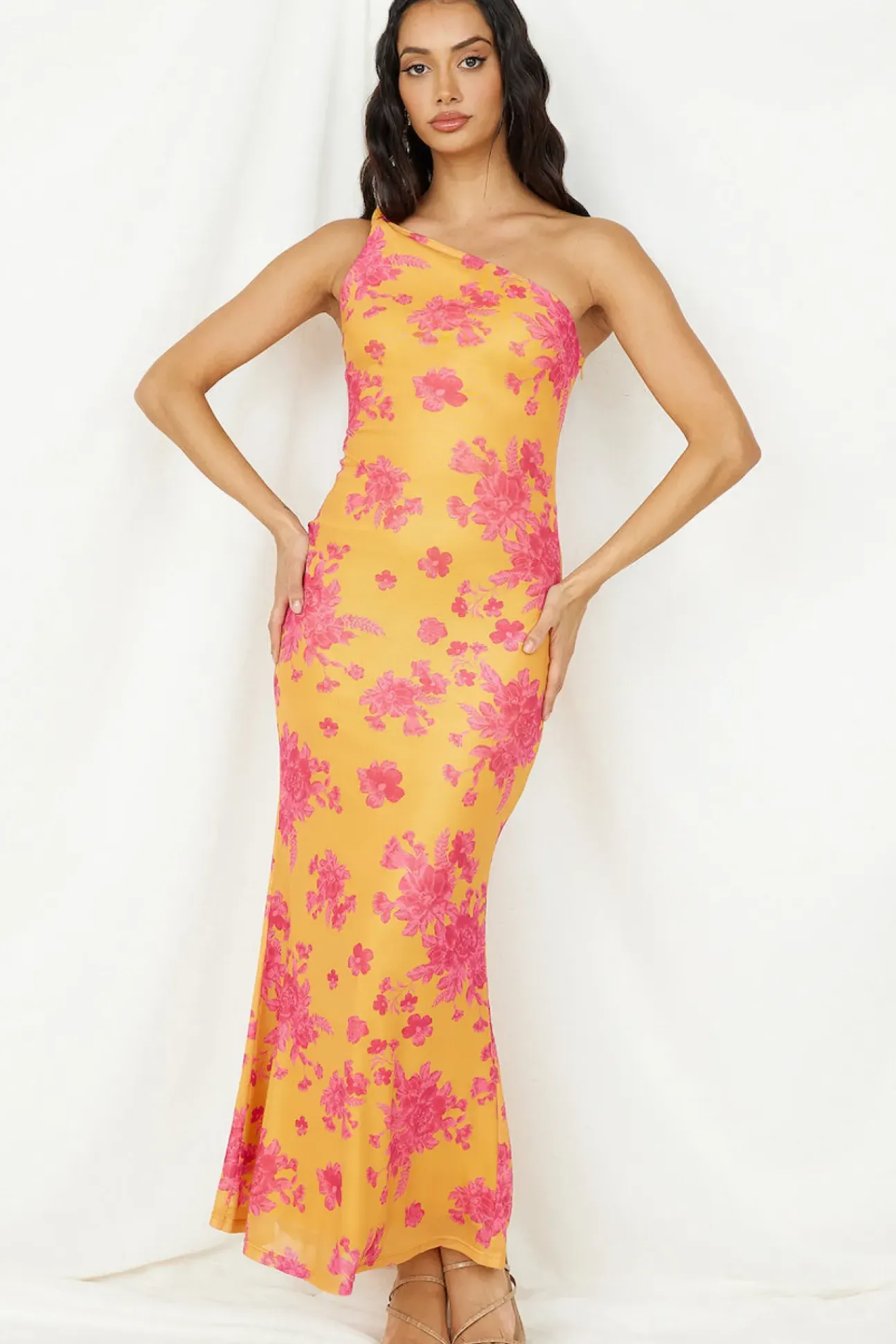 Burning Wishes Maxi Dress Orange