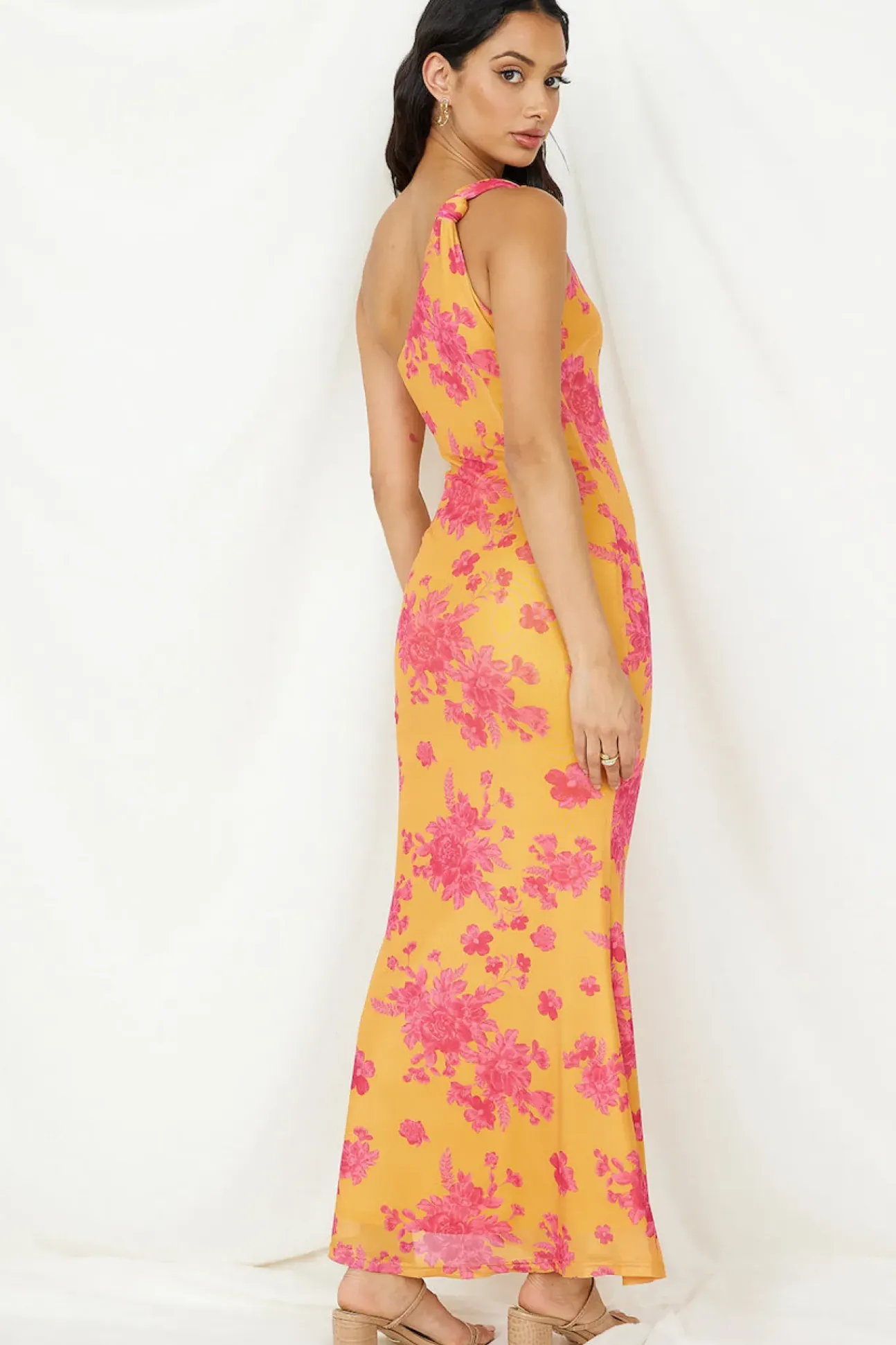 Burning Wishes Maxi Dress Orange