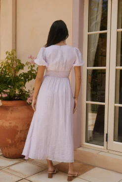 Busy Bee Maxi Dress Lilac