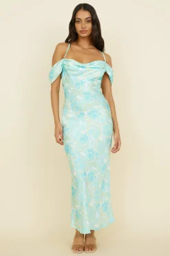 Busy Dancing Maxi Dress Green