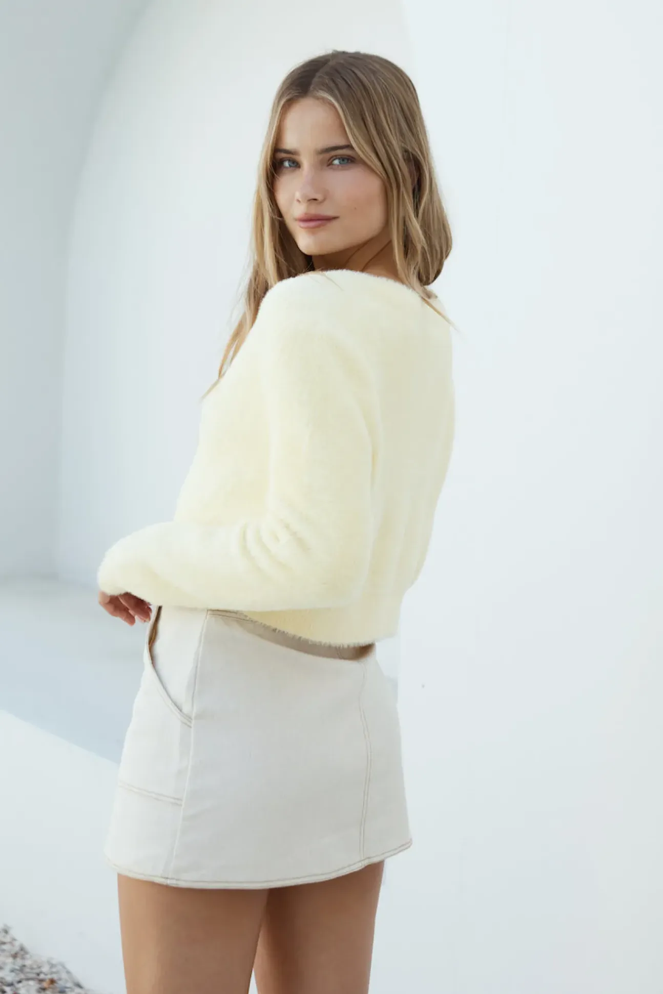 By The Fire Cardigan Yellow