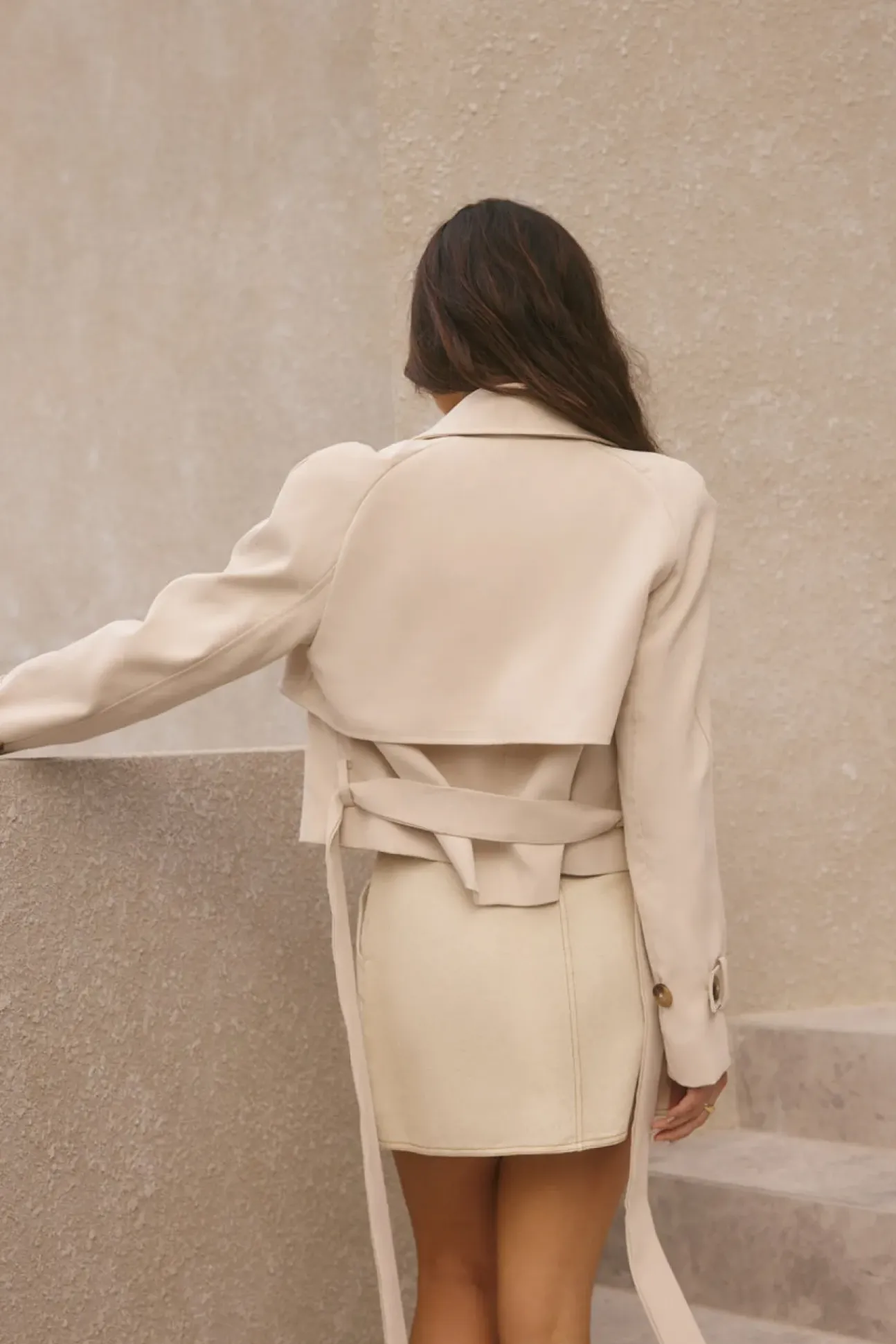 Cali Crop Jacket Cream