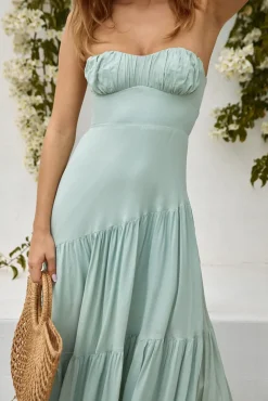 Calm And Collected Maxi Dress Sage