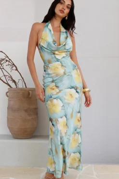 Calm Paradise Maxi Dress Blue