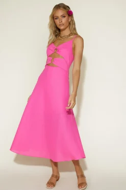 Cancel My Plans Maxi Dress Pink