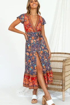 Candid Midi Dress Navy