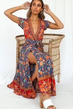 Candid Midi Dress Navy