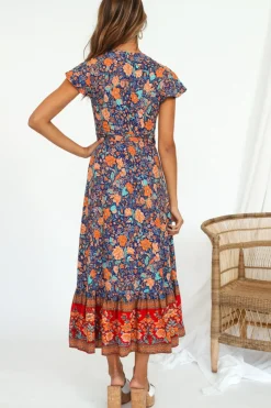 Candid Midi Dress Navy