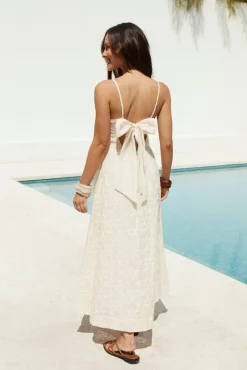 Caramel Skies Maxi Dress Cream