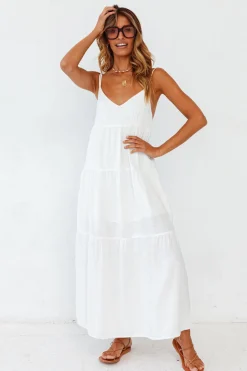 Carbell Maxi Dress White