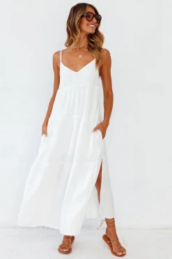 Carbell Maxi Dress White