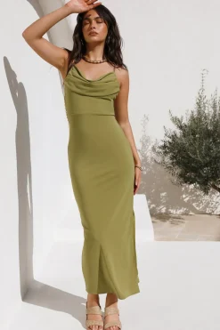 Caribbean Breeze Maxi Dress Green
