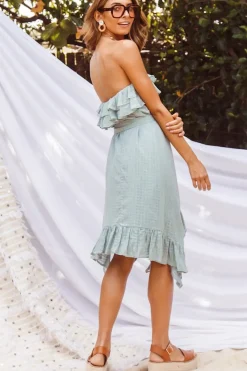 Carlotta Midi Dress Sage