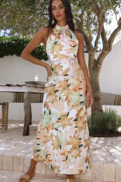 Carnival Fun Maxi Dress Yellow