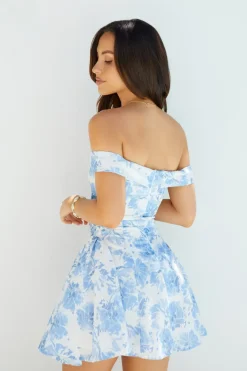Carpri Nights Mini Dress Blue