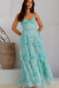 Cascata Maxi Dress Mint