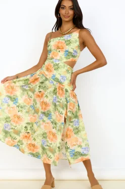 Castle In The Sky Maxi Dress Green