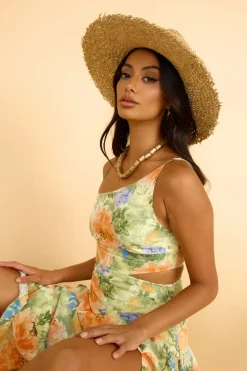 Castle In The Sky Maxi Dress Green